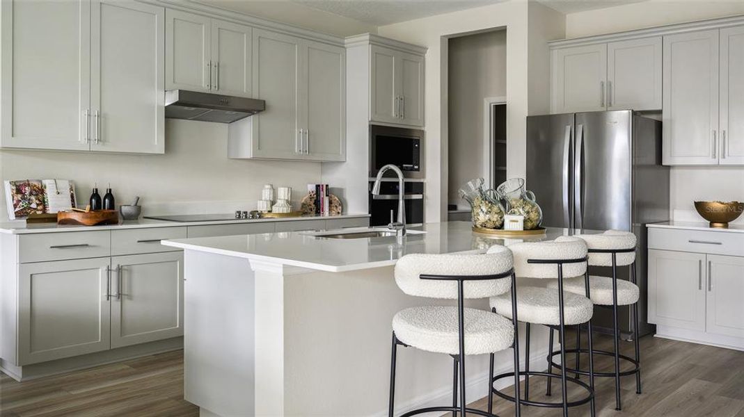 Furnished interior view inside a new home in Pasadena Woods, Dade City (Image 8).