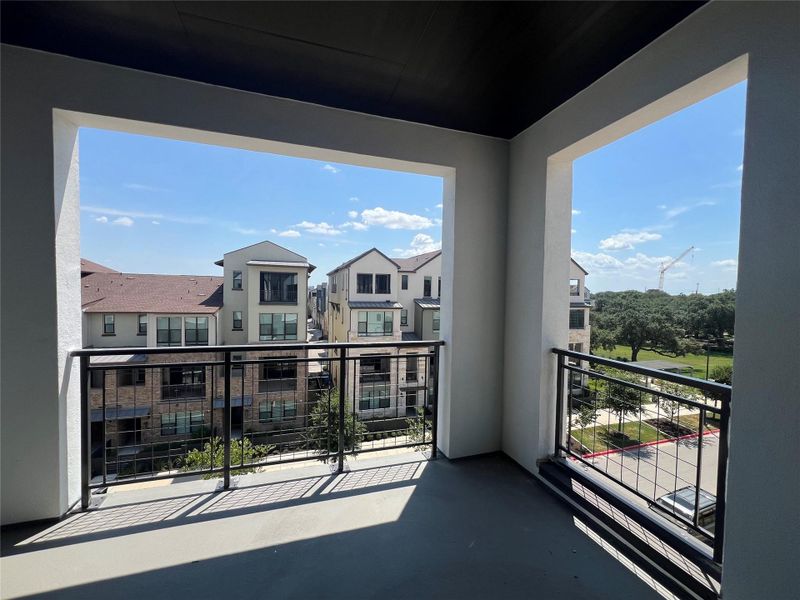 Exterior details and patio area of a home in The Grove, Austin (Image 4). Exterior details and patio area of a home in The Grove, Austin (Image 4).