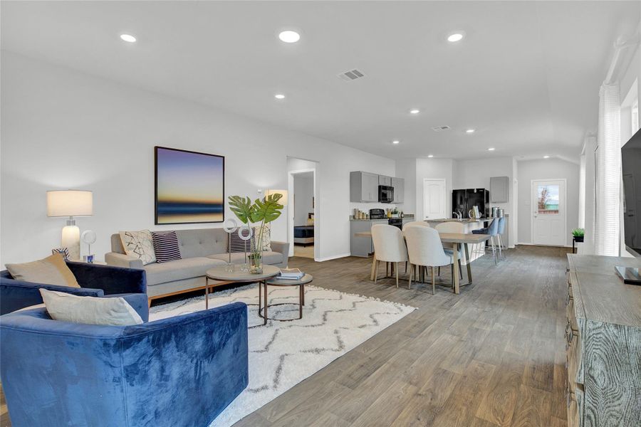 Furnished interior view inside a new home in Southgrove, Kyle (Image 4). Furnished interior view inside a new home in Southgrove, Kyle (Image 4).