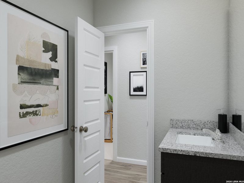 Furnished interior view inside a new home in Katzer Ranch, Converse (Image 17).