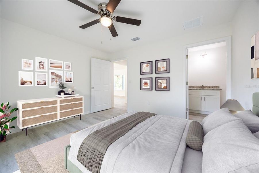 Furnished interior view inside a new home in , Williston (Image 4). Furnished interior view inside a new home in , Williston (Image 4).