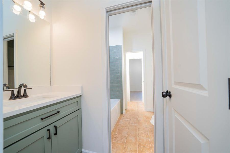 Furnished interior view inside a new home in , Scroggins (Image 11).