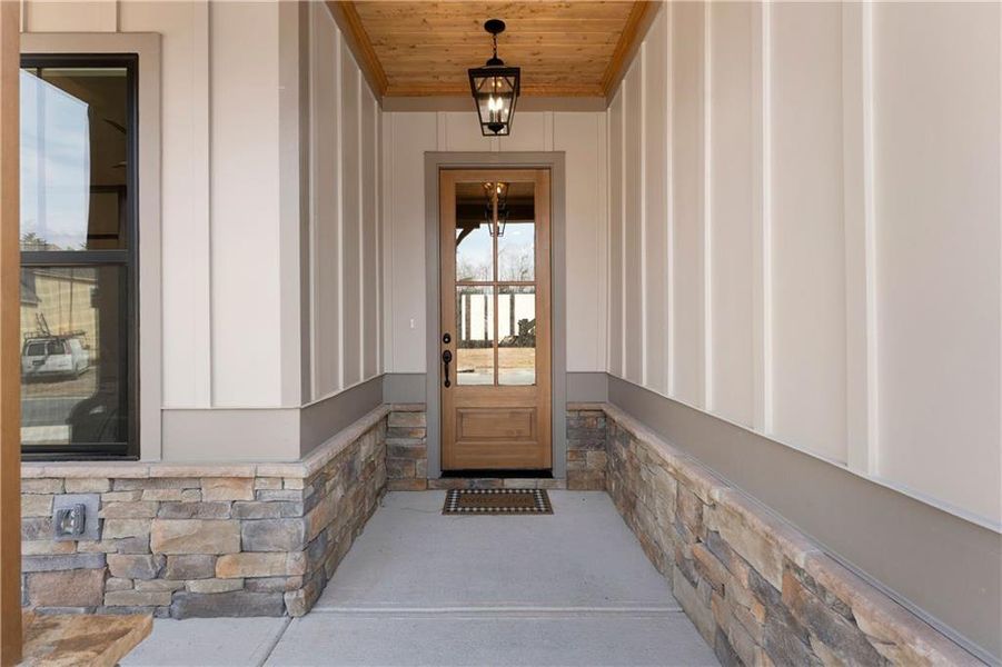 Exterior details and patio area of a home in , Waleska (Image 23).