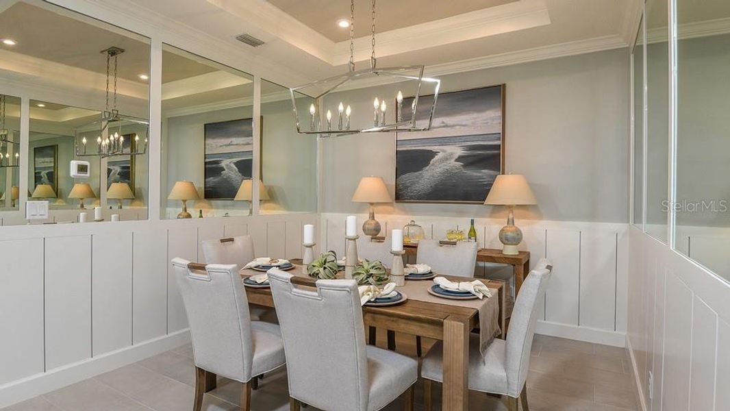 Furnished interior view inside a new home in Esplanade at Azario Lakewood Ranch, Bradenton (Image 14).