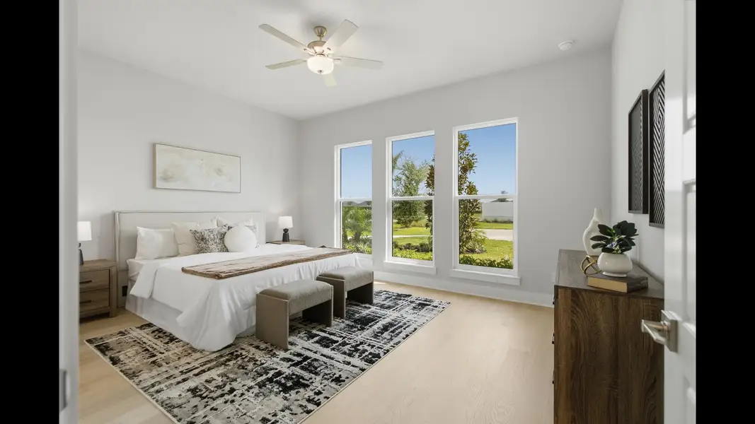 Representative furnished interior of a home built from the 2546F by Perry Homes in Sanctuary at Seaire, Parrish (Image 8).