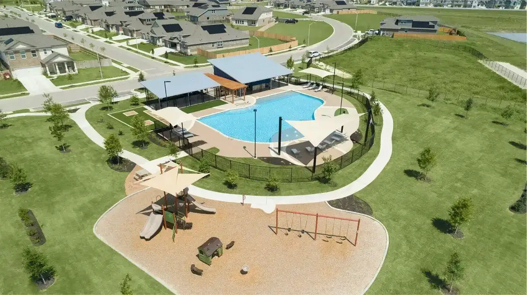 A vibrant community hub featuring a resort-style pool and a well-appointed playground. A vibrant community hub featuring a resort-style pool and a well-appointed playground.
