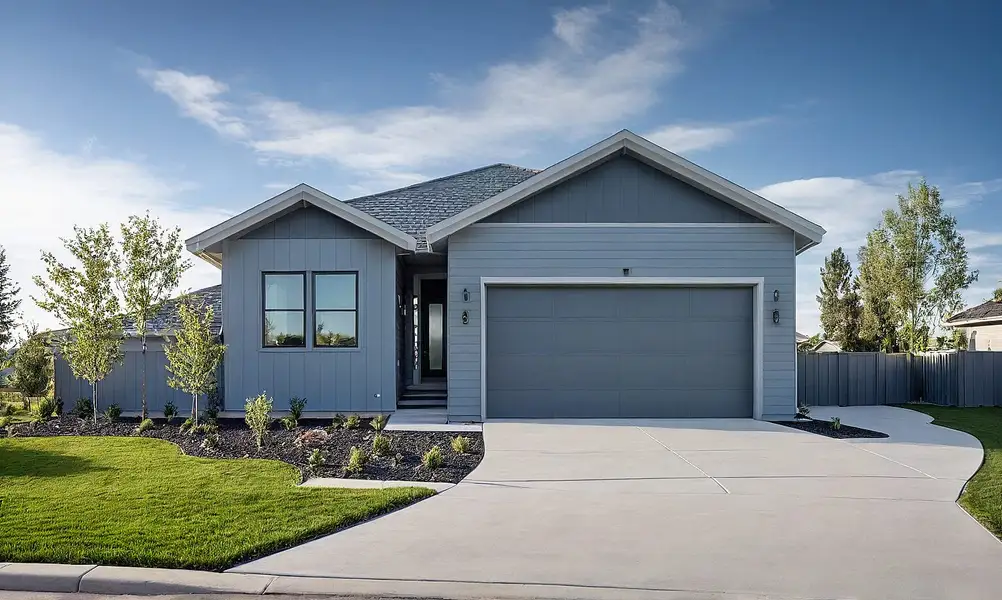 Representative exterior photo of a completed home built from the Juniper by View Homes in Trails at Aspen Ridge-3, Colorado Springs, CO (Image 2). Representative exterior photo of a completed home built from the Juniper by View Homes in Trails at Aspen Ridge-3, Colorado Springs, CO (Image 2).
