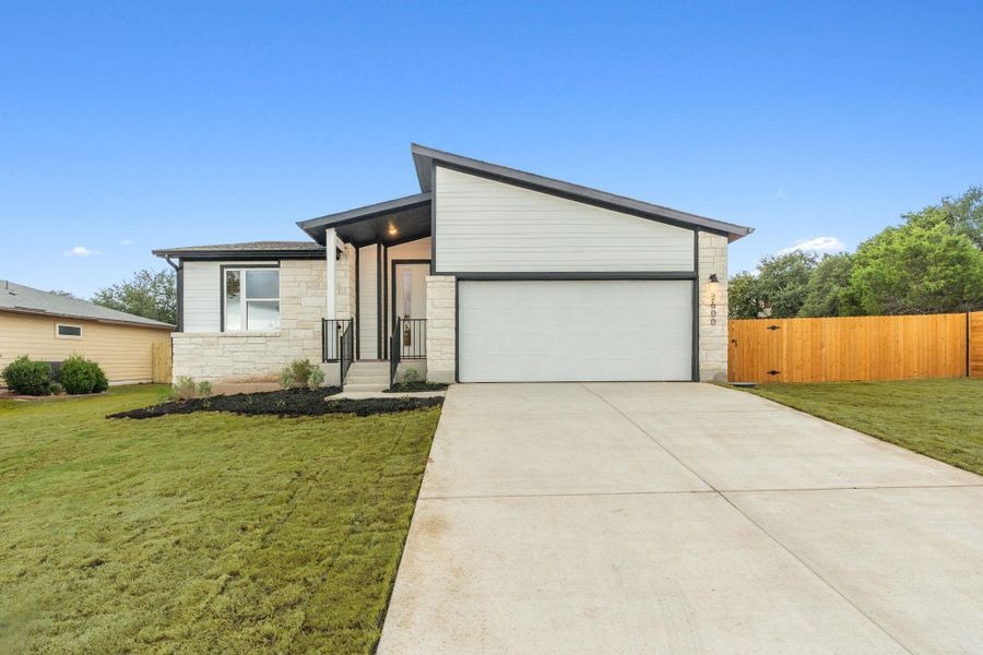 Exterior details and patio area of a home in , Lago Vista (Image 2). Exterior details and patio area of a home in , Lago Vista (Image 2).