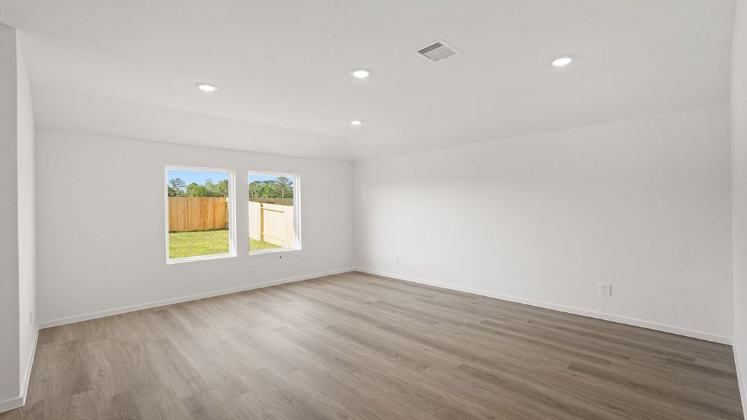 Representative unfurnished interior of a home built from the Denton by D.R. Horton in New Waverly Station, New Waverly (Image 13).