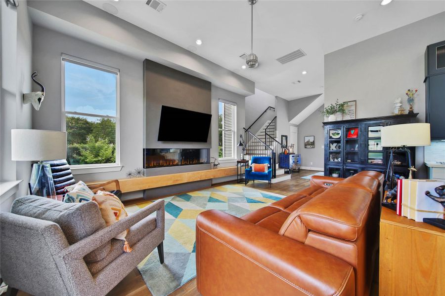 Furnished interior view inside a new home in , Houston (Image 9). Furnished interior view inside a new home in , Houston (Image 9).