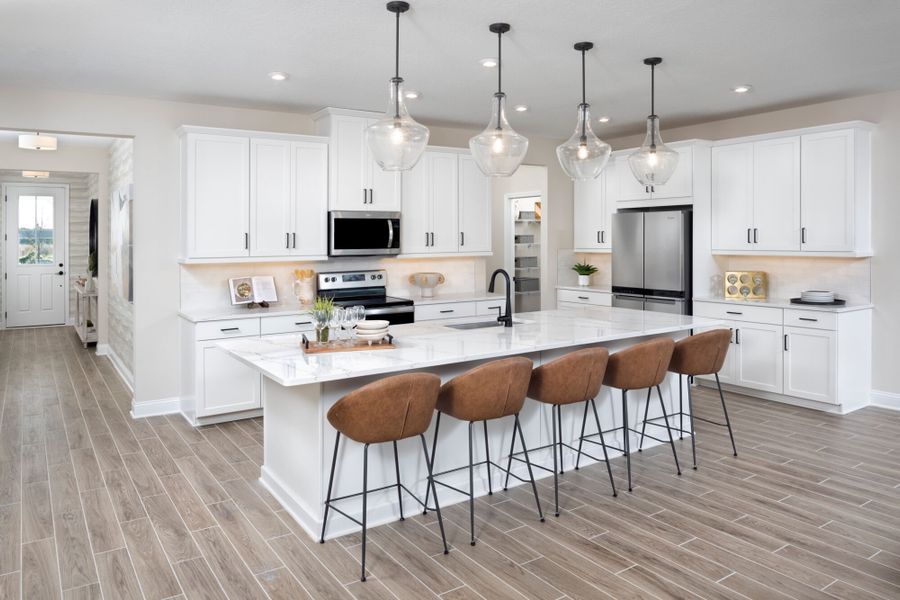 Representative furnished interior of a home built from the Hawkin by Mattamy Homes in Lakes at Bella Lago, Green Cove Springs (Image 6).