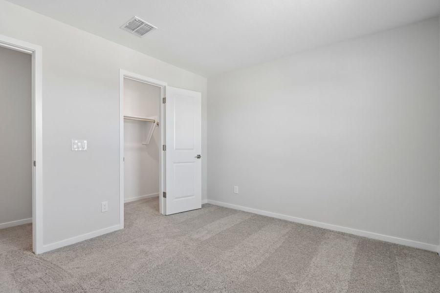 A room with white doors.