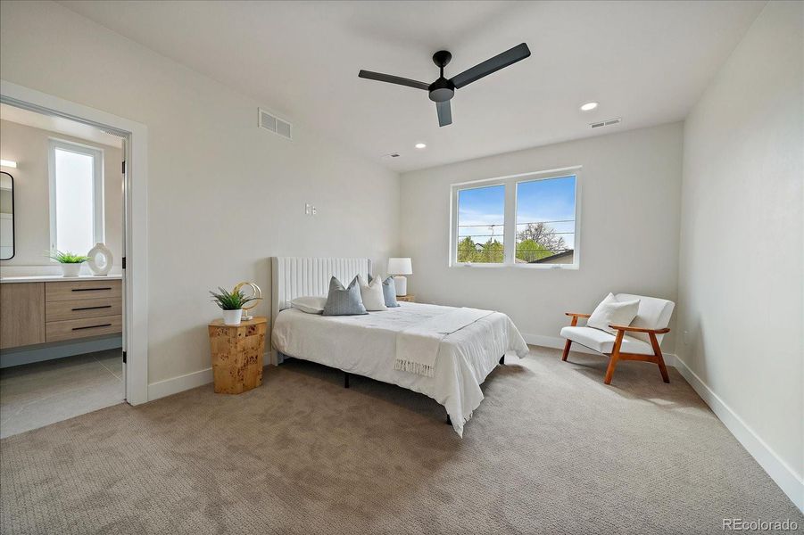Furnished interior view inside a new home in , Denver (Image 15).