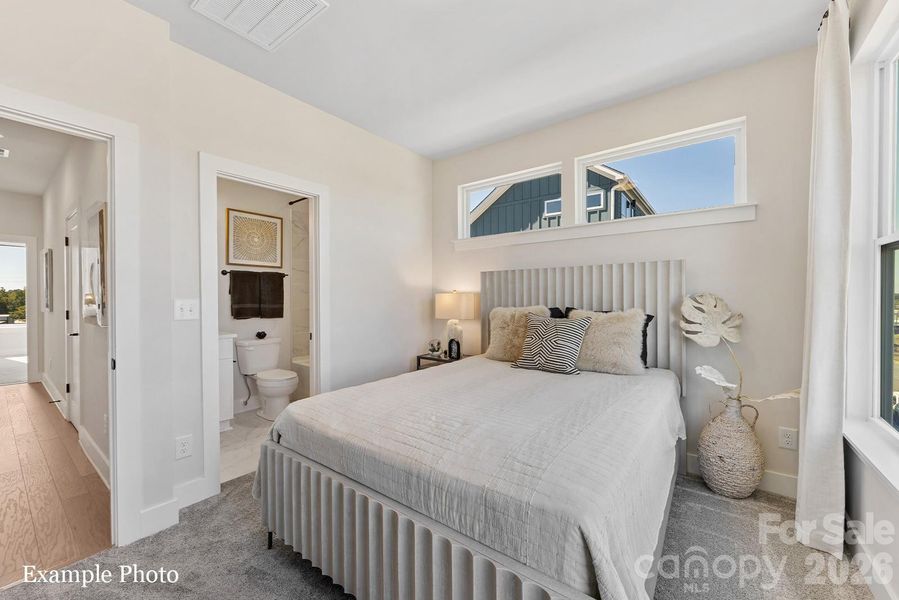 Furnished interior view inside a new home in , Charlotte (Image 6).