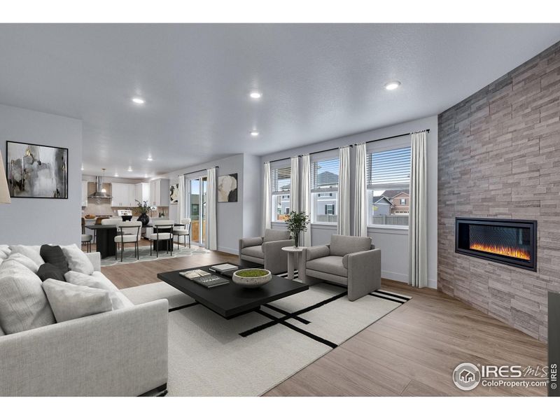 Furnished interior view inside a new home in Vantage, Berthoud (Image 12).