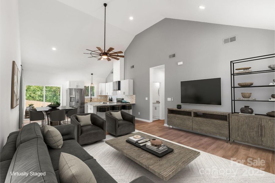 Furnished interior view inside a new home in , Cherryville (Image 7). Furnished interior view inside a new home in , Cherryville (Image 7).