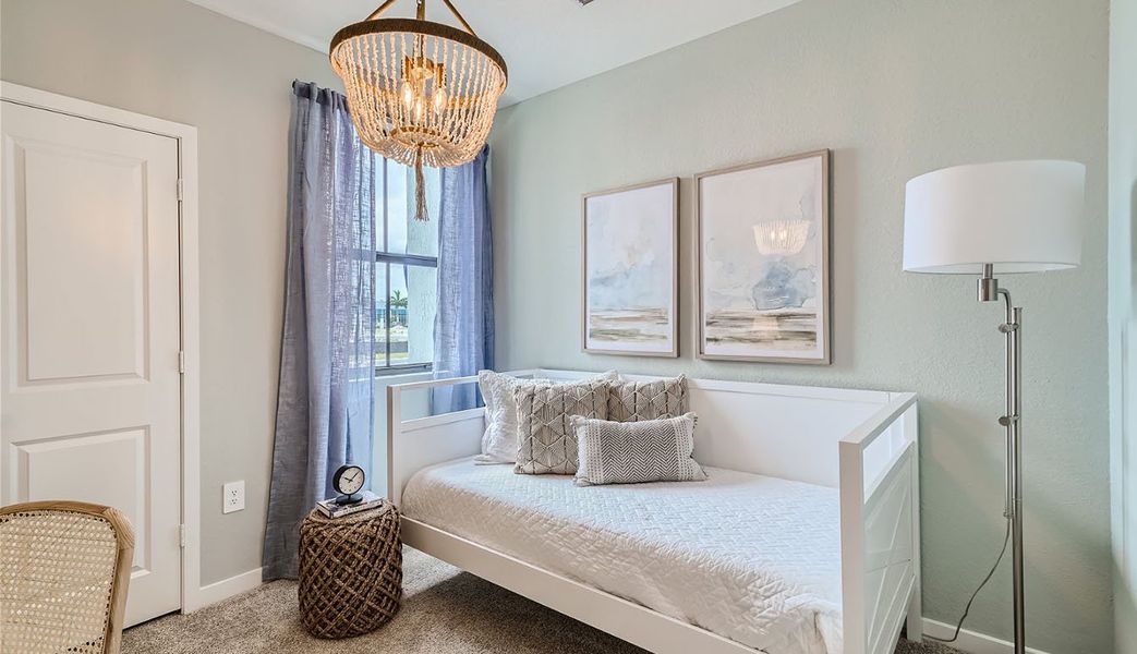 Furnished interior view inside a new home in Palm Cay, Florida City (Image 12).