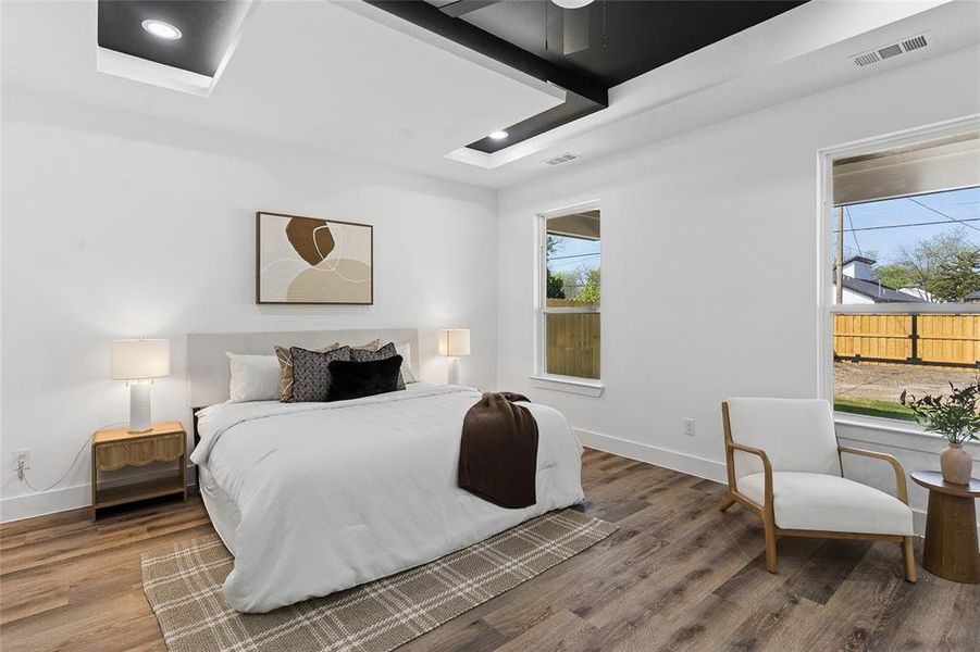 Furnished interior view inside a new home in , Dallas (Image 17).