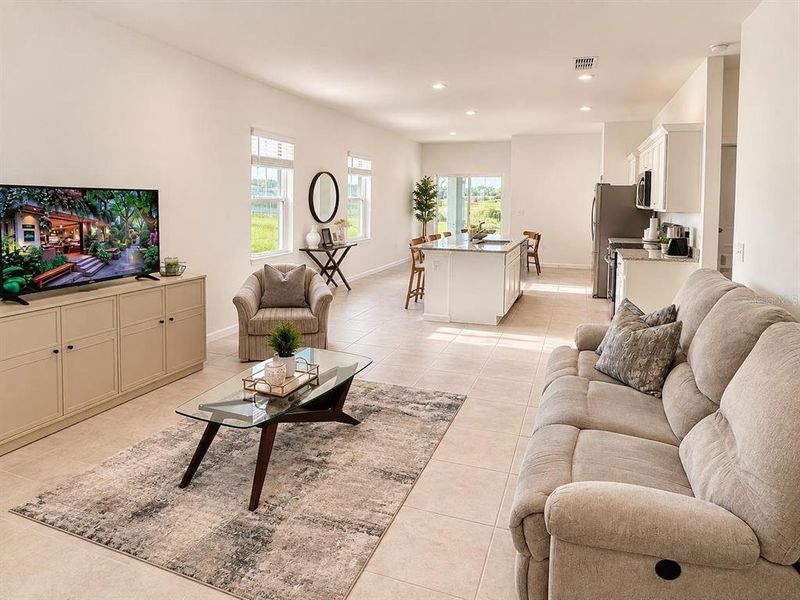 Furnished interior view inside a new home in , Groveland (Image 4).