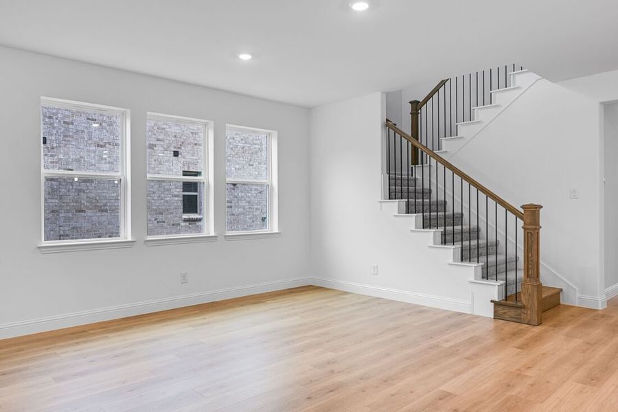 Spacious, unfurnished interior of a new home in Cross Creek Meadows 55s, Celina (Image 18). Spacious, unfurnished interior of a new home in Cross Creek Meadows 55s, Celina (Image 18).