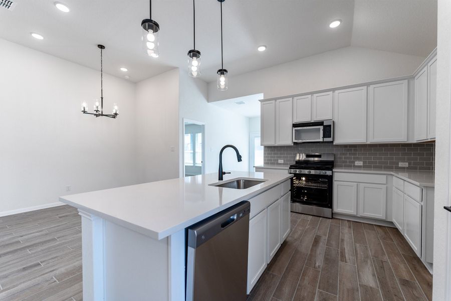 Furnished interior view inside a new home in Arcadia Ridge, San Antonio (Image 5).