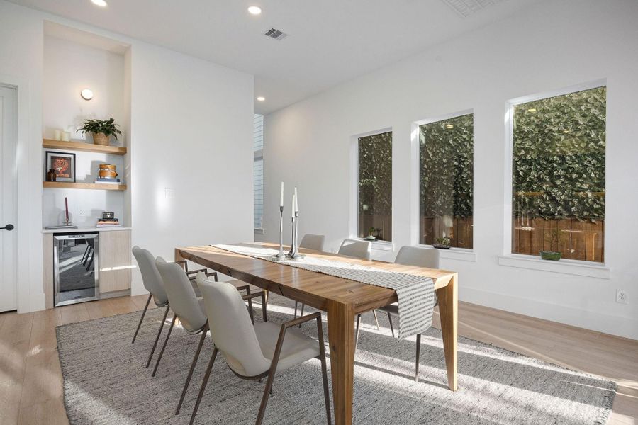 Furnished interior view inside a new home in , Houston (Image 27). Furnished interior view inside a new home in , Houston (Image 27).