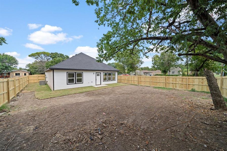 View of rear view of house