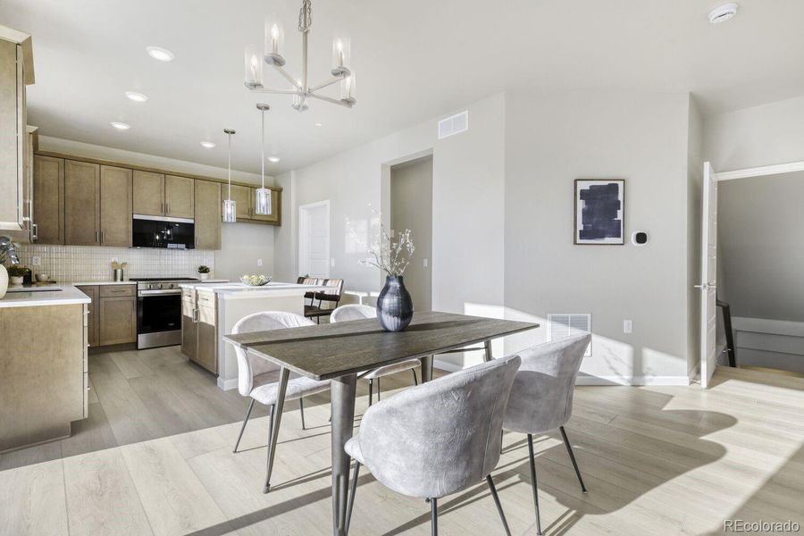 Furnished interior view inside a new home in , Superior (Image 33).