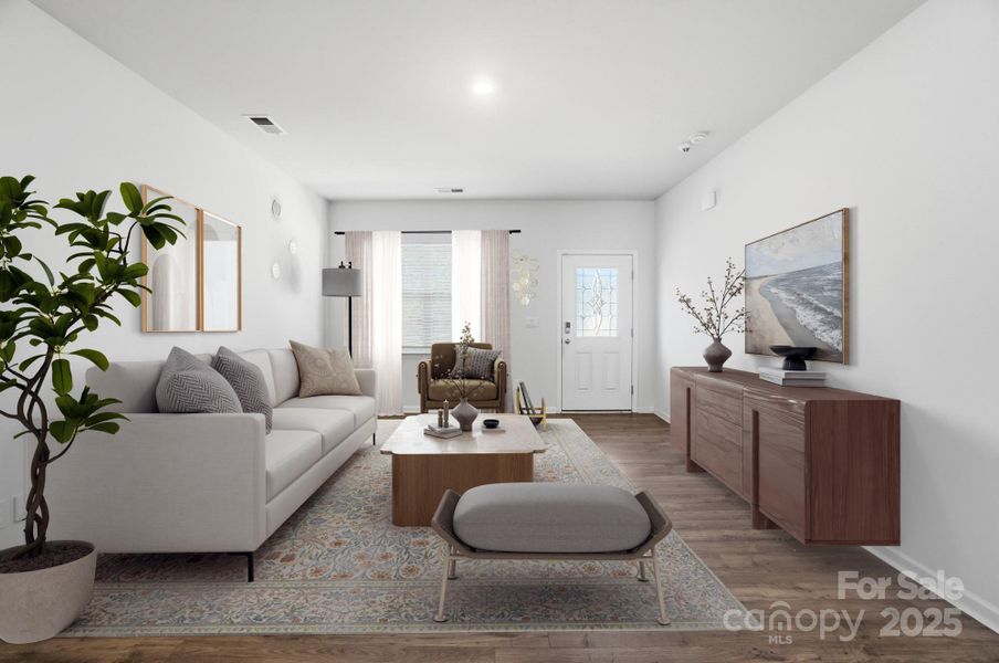 Living Room Virtually Staged Living Room Virtually Staged