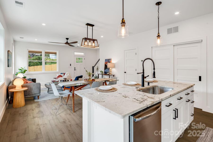 Furnished interior view inside a new home in , Asheville (Image 16).