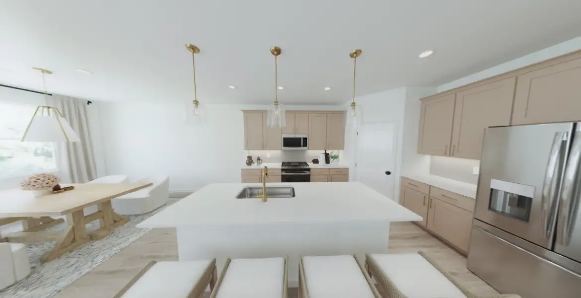 AW Collection® Serene - For color representation only. Options and layout will vary by community and home plan.