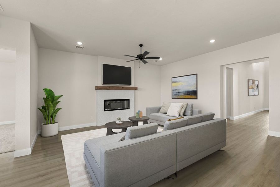 Furnished interior view inside a new home in Ten Mile Creek, Celina (Image 6).