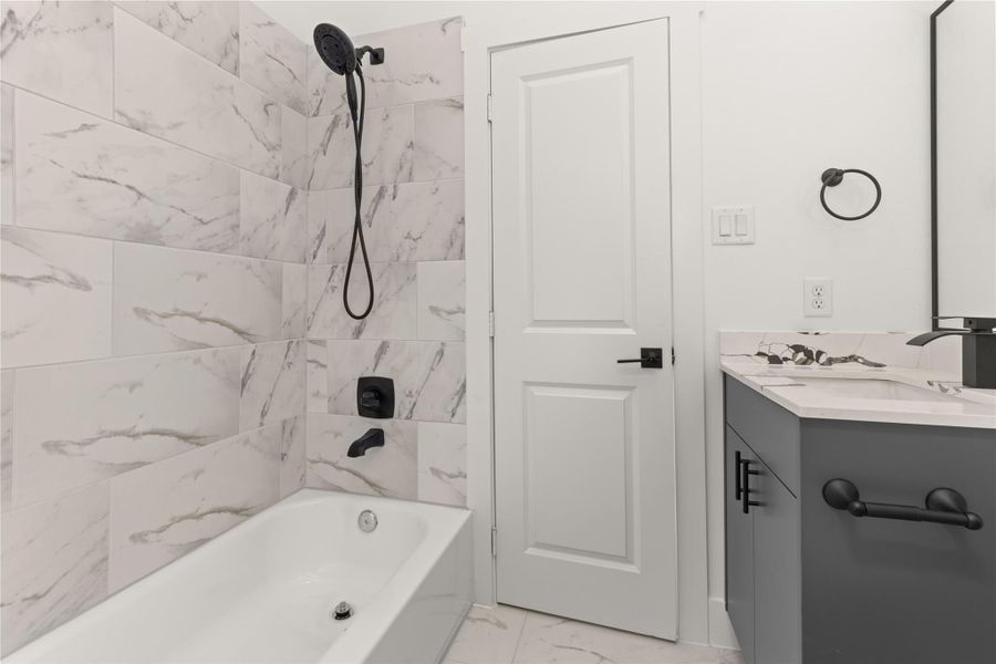 Furnished interior view inside a new home in , Houston (Image 11). Furnished interior view inside a new home in , Houston (Image 11).