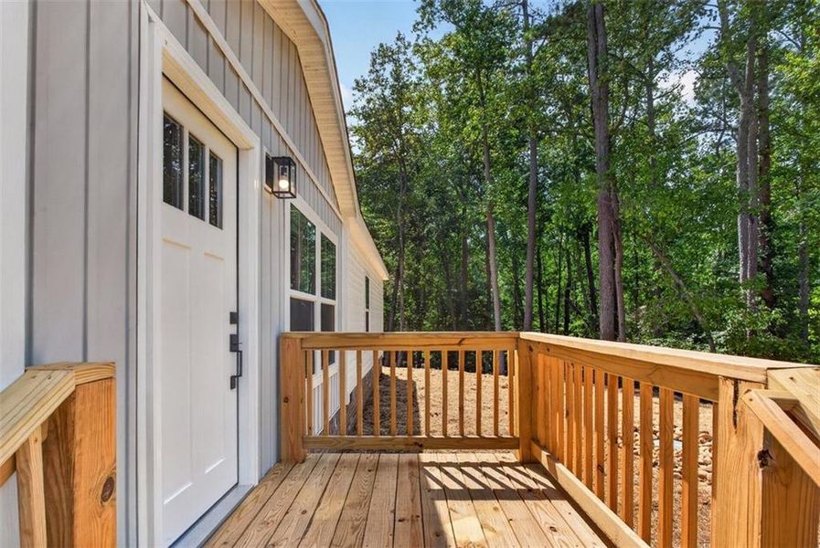 Exterior details and patio area of a home in , Canton (Image 29).