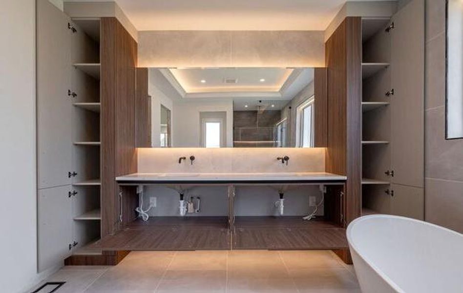 Furnished interior view inside a new home in , Cumming (Image 63).