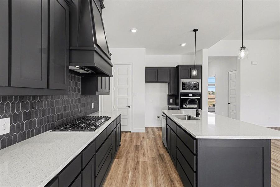 Furnished interior view inside a new home in Sagebrush Addition, Midlothian (Image 8).