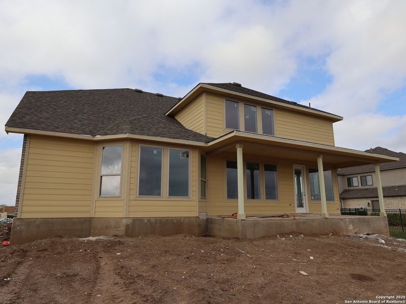 In-progress construction of a new home in Everly Estates, San Antonio, TX (Image 27).