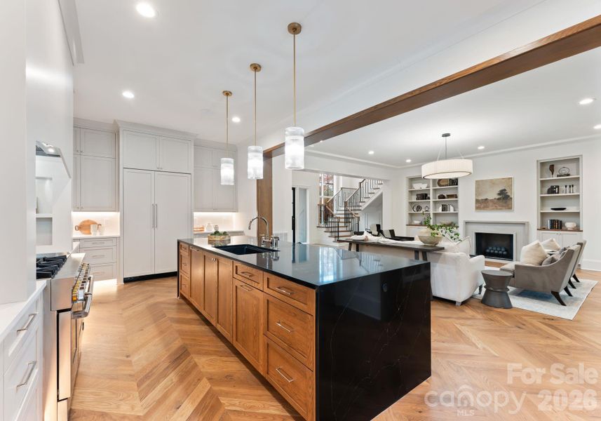 Furnished interior view inside a new home in , Charlotte (Image 40).