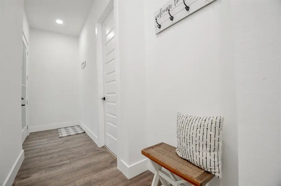 Mud room and side entrance