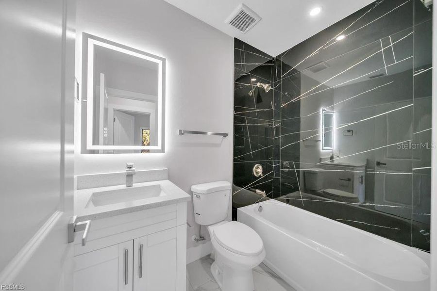 Furnished interior view inside a new home in , Lehigh Acres (Image 9).