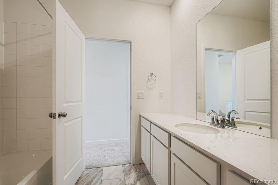 Furnished interior view inside a new home in Parterre: The Parkside Collection, Thornton (Image 4). Furnished interior view inside a new home in Parterre: The Parkside Collection, Thornton (Image 4).