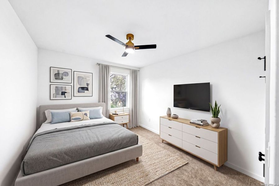 Furnished interior view inside a new home in , San Antonio (Image 15).