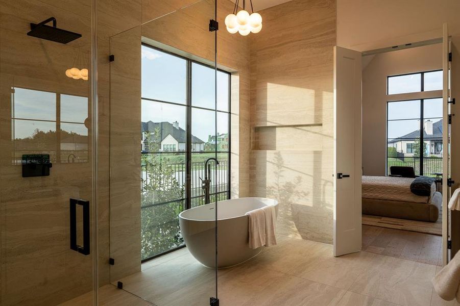 Furnished interior view inside a new home in , Heath (Image 4).