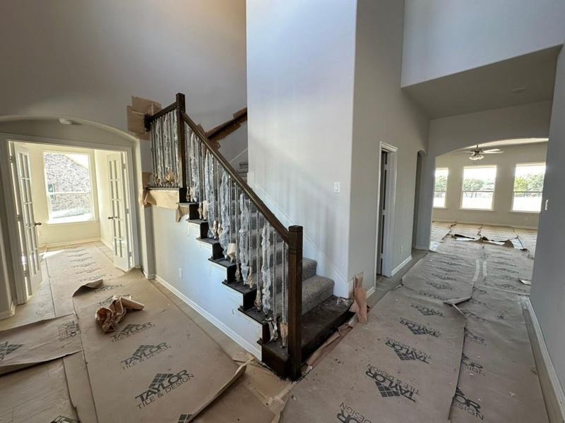 In-progress construction of a new home in Covenant Springs, Springtown, TX (Image 10).