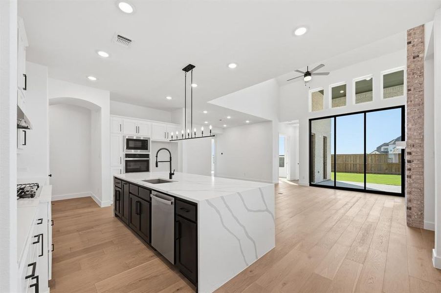 Furnished interior view inside a new home in Quail Hollow: 72ft. lots, Rockwall (Image 7).