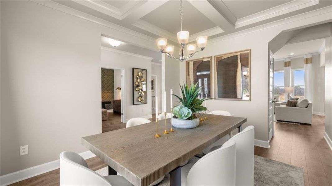 Furnished interior view inside a new home in The Gates at Pates Creek, Hampton (Image 8).