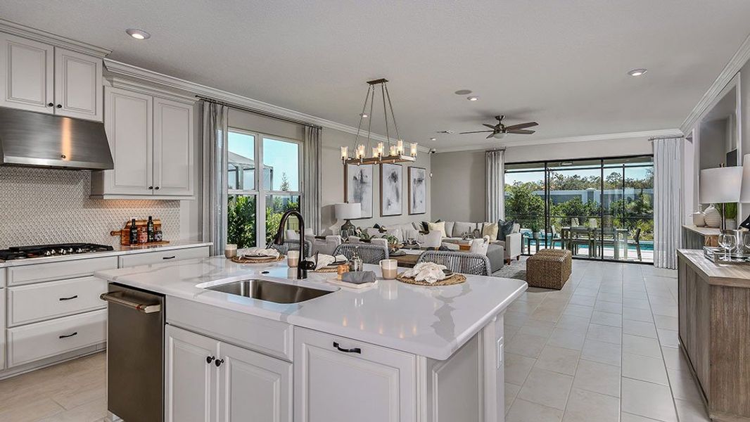 Representative furnished interior of a home built from the Antigua by Taylor Morrison in Cassia at Skye Ranch, Sarasota (Image 4).