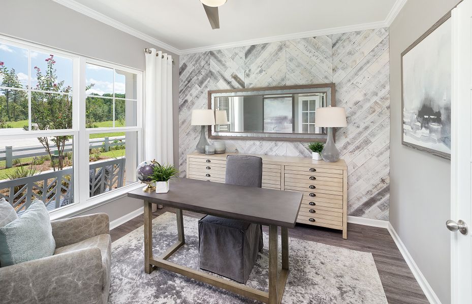 Furnished interior view inside a new home in Solserra, Shallotte (Image 17).