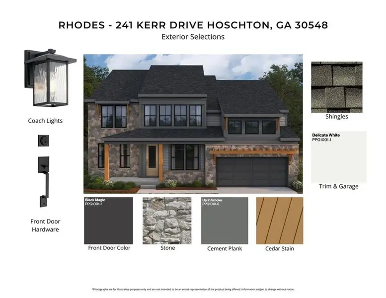 Sample of building materials used in homes in Twin Lakes, Hoschton (Image 3). Sample of building materials used in homes in Twin Lakes, Hoschton (Image 3).