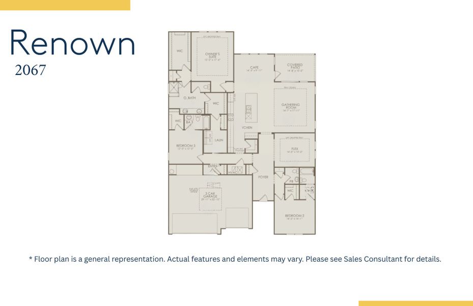 2D floor plan layout of this home in Forestwood, Longs, SC (Image 3).